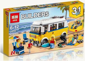 Конструктор Lepin Фургон сёрферов 3-в-1 24044