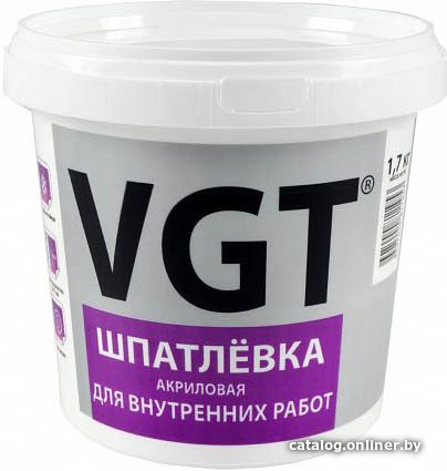 Шпатлевка VGT Для внутренних работ (1.7 кг)