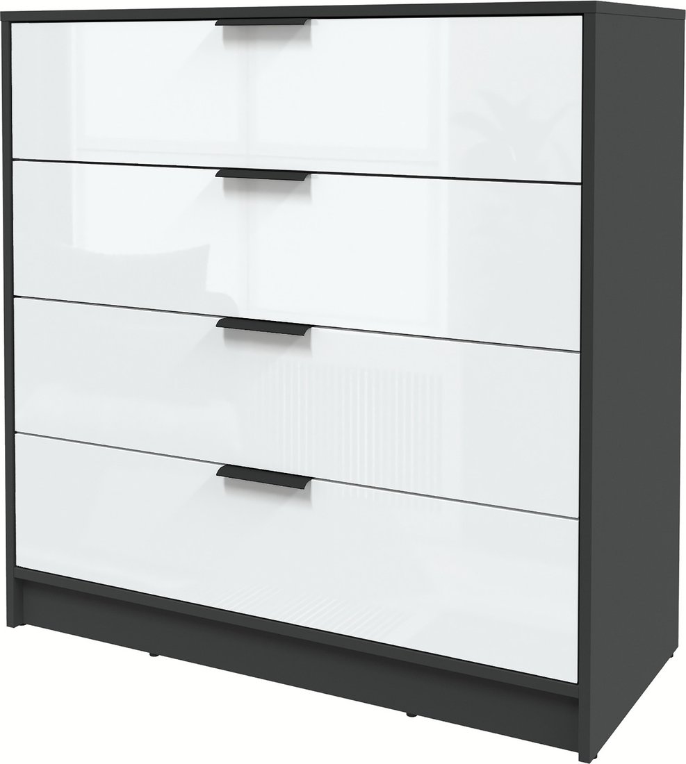 

Комод Интерлиния Концепт КТ-К100 Глосс (антрацит/белый глянец)