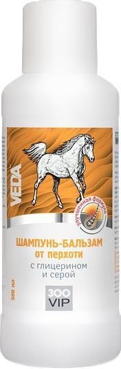 

Шампунь Veda ЗооVip от перхоти с глицерином и серой (500 мл)