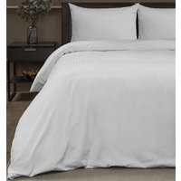 1.5-спальный комплект постельного белья Amore Mio Страйп-сатин Crystal 1.5 47937 (белый)