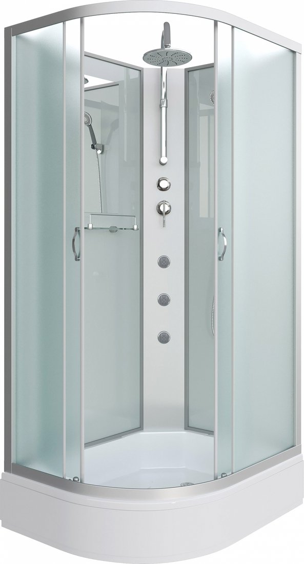 

Душевая кабина Niagara NG-33084-14RBKTG 100x80 (матовое стекло)