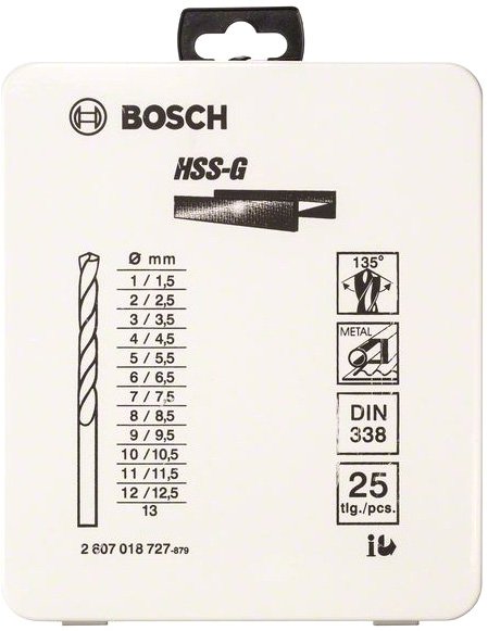 

Bosch 2607018727 25 предметов