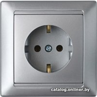 Розетка Bylectrica Стиль РС16-306 (серебристый)