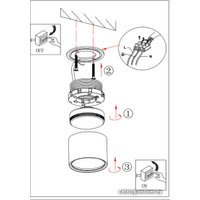 Точечный светильник ЭРА OL7 GX53 WH/CH