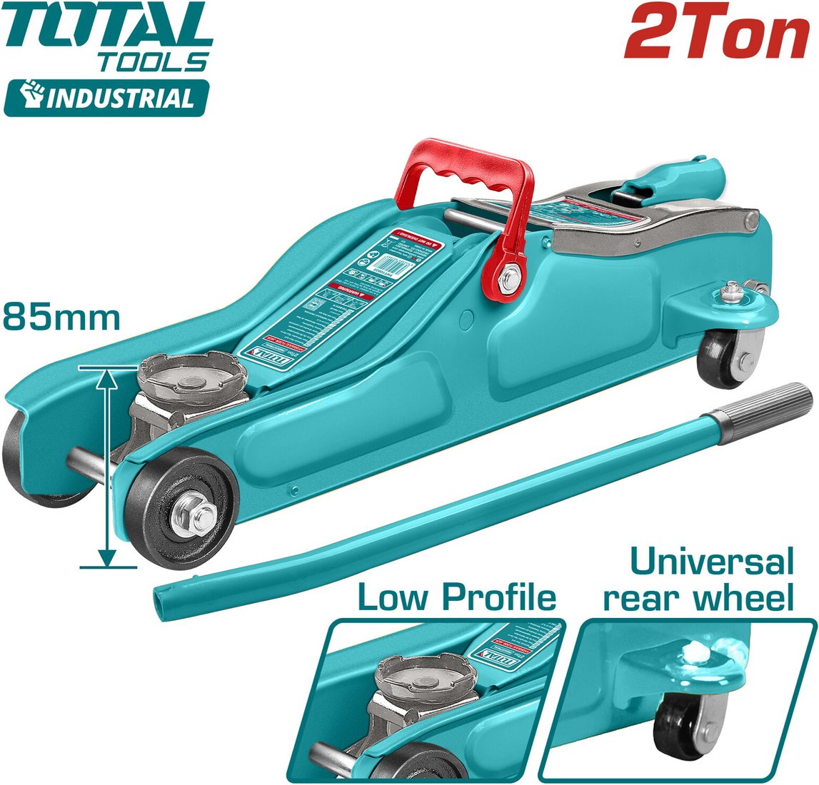 

Подкатной домкрат Total THT10822 2т