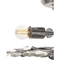 Припотолочная люстра BayerLux Цветы 10777419 (хром)