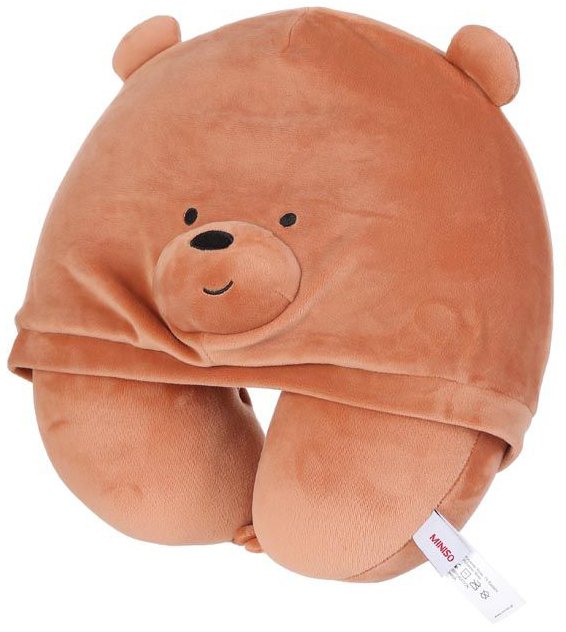 

Подушка для путешествий Miniso U-образная We Bare Bears Гриззли 8717