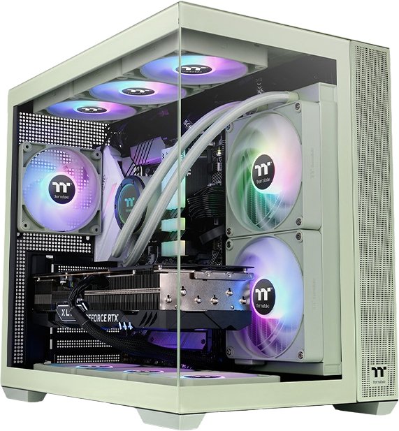 

Корпус Thermaltake View 380 TG ARGB Matcha Green CA-1Z2-00MEWN-00