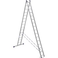 Лестница-стремянка Алюмет двухсекционная универсальная 6216 2x16