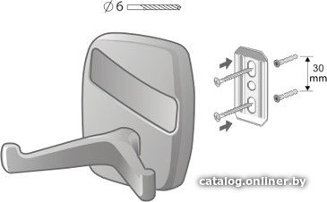 Крючок для ванны Bisk Oregon 79703