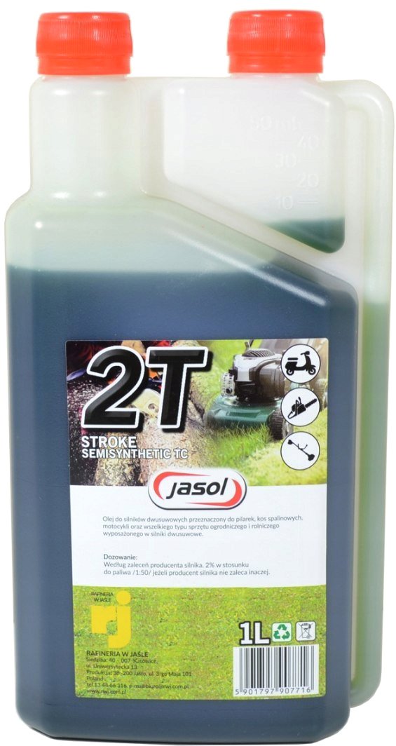 

Моторное масло Jasol 2T Stroke Oil SemiSynthetic Green 1л