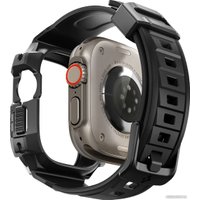 Ремешок Spigen Rugged Armor Pro для Apple Watch Ultra (49 мм) (черный)