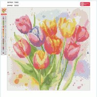 Алмазная мозаика  Феникс+ Акварельные тюльпаны 70800