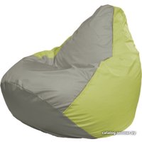 Кресло-мешок Flagman Груша Макси Г2.1-343 (салатовый/серый)
