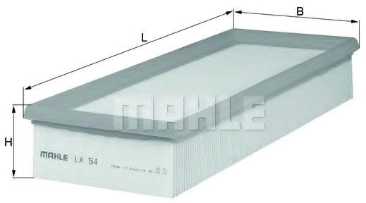 

Воздушный фильтр Mahle Knecht LX54