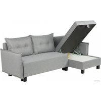 Угловой диван Mio Tesoro Туули (Malmo 90 Grey)