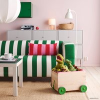 Диван Ikea Клиппан 994.719.87 (зеленый/белый)