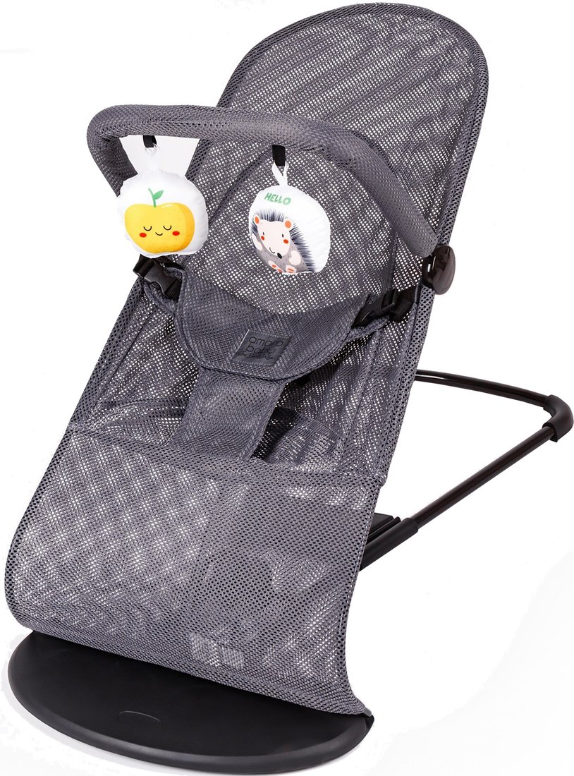 

Шезлонг Amarobaby Amarobaby Baby time AB21-25BT/11 (серый)