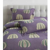 2-спальный комплект постельного белья Arya 2сп Pumpkin Dreams 8680943253422 (фиолетовый/оливковый)