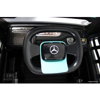 Электромобиль RiverToys Mercedes-Benz Axor с прицепом H777HH (голубой)