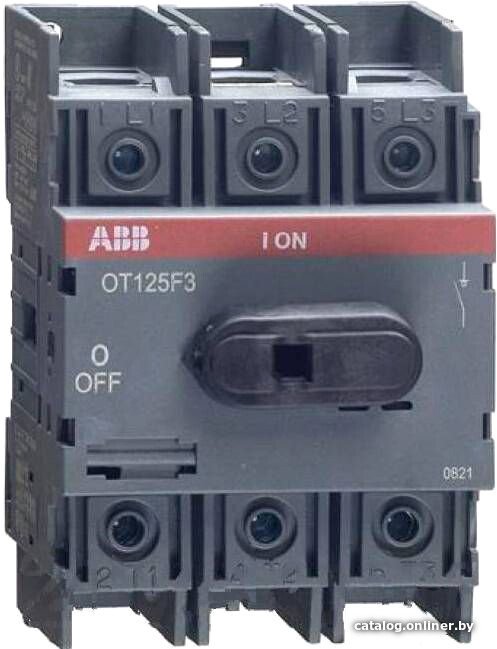 Выключатель нагрузки ABB OT125F3 125А 3P 4M 1SCA105033R1001