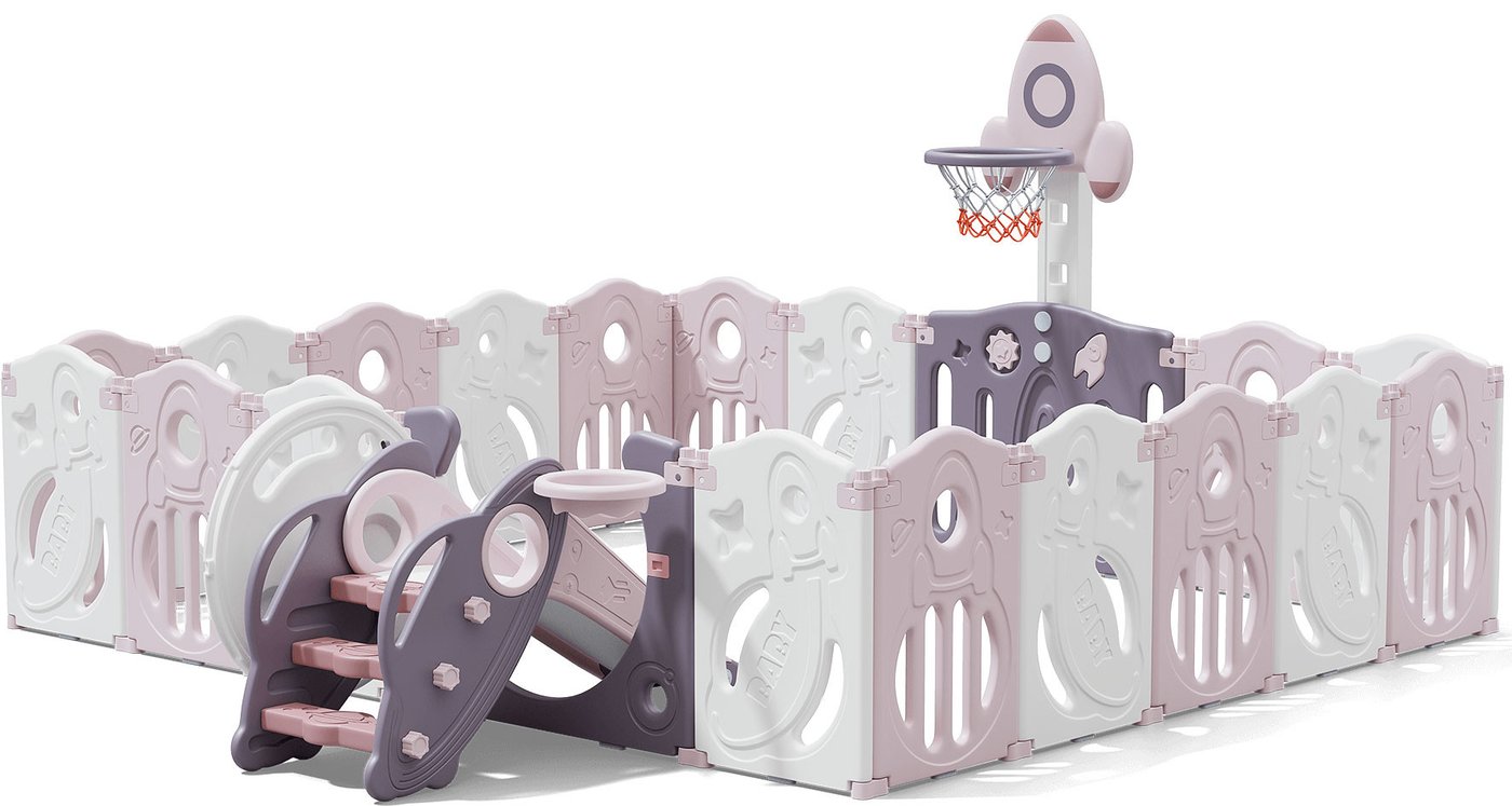 

Игровой манеж UNIX kids SUPREME Space 200x240 Rose