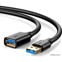 Удлинитель Ugreen US129 30126 USB Type-A - USB Type-A (1.5 м, черный)