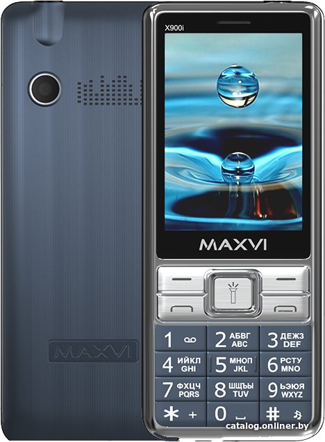 Кнопочный телефон Maxvi X900i (маренго)