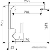 Смеситель Omoikiri Nakagawa-PL (платина)