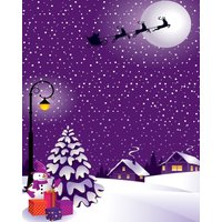 Скатерть JoyArty Санта на работе tc_8380280 (180x145)