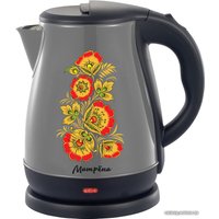 Электрический чайник Матрена MA-003 (серый, хохлома)