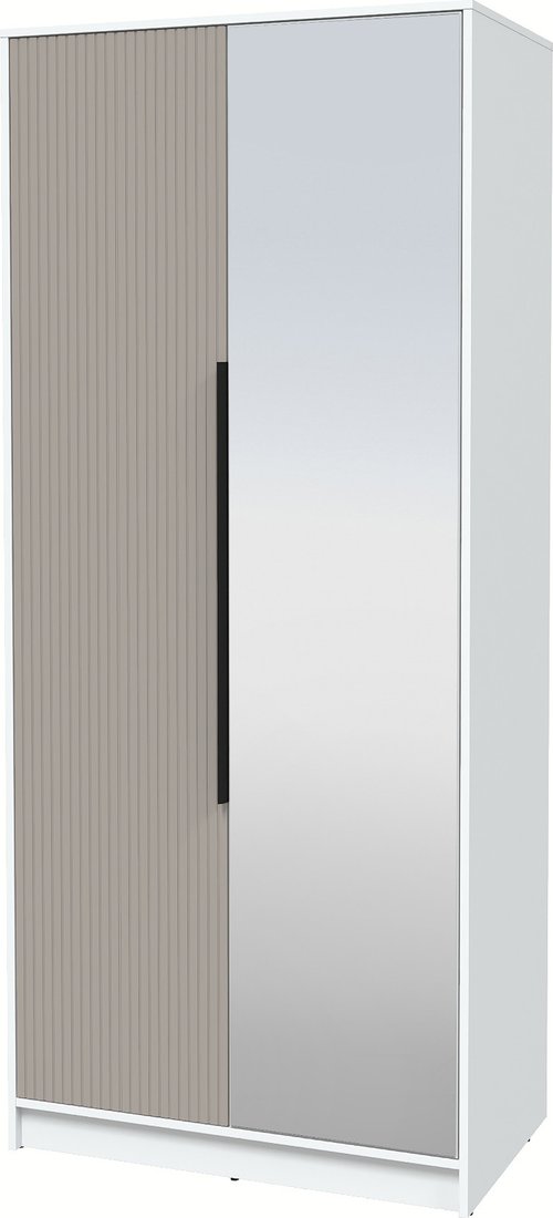 

Шкаф распашной Интерлиния Концепт Лайн КТ-Ш2з (белый платинум/луна)