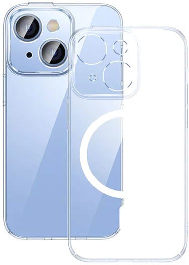 

Чехол для телефона Baseus Crystal Series Magnetic Case для iPhone 14 (прозрачный)
