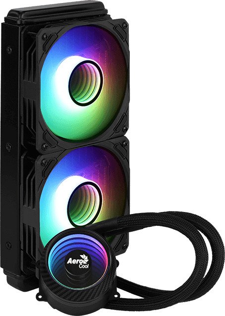 

Система жидкостного охлаждения для процессора AeroCool Mirage L240 (черный)