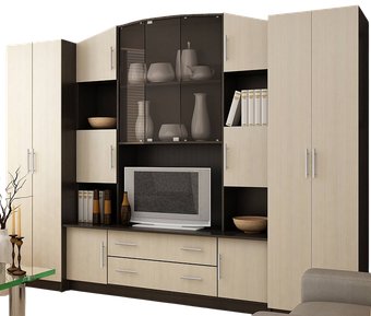 Стенка Stolline Октавия СТЛ.285.01 (дуб феррара/дуб кремона)