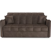 Диван Мебель-АРС Давос ППУ 180x200 см M2-111-3 (бархат шоколадный Star Velvet 60 Coffee)