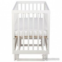 Классическая детская кроватка Polini Kids Simple 340 маятник (белый)