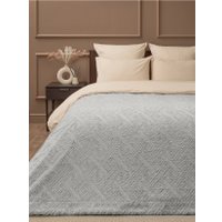 Плед Buenas Noches Мягкий мех Греция 220x240 94437 (серый)