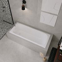 Ванна Lauter Brio 160 21S1600 + сифон 21Y31000 (с ножками, с шумоизоляцией)