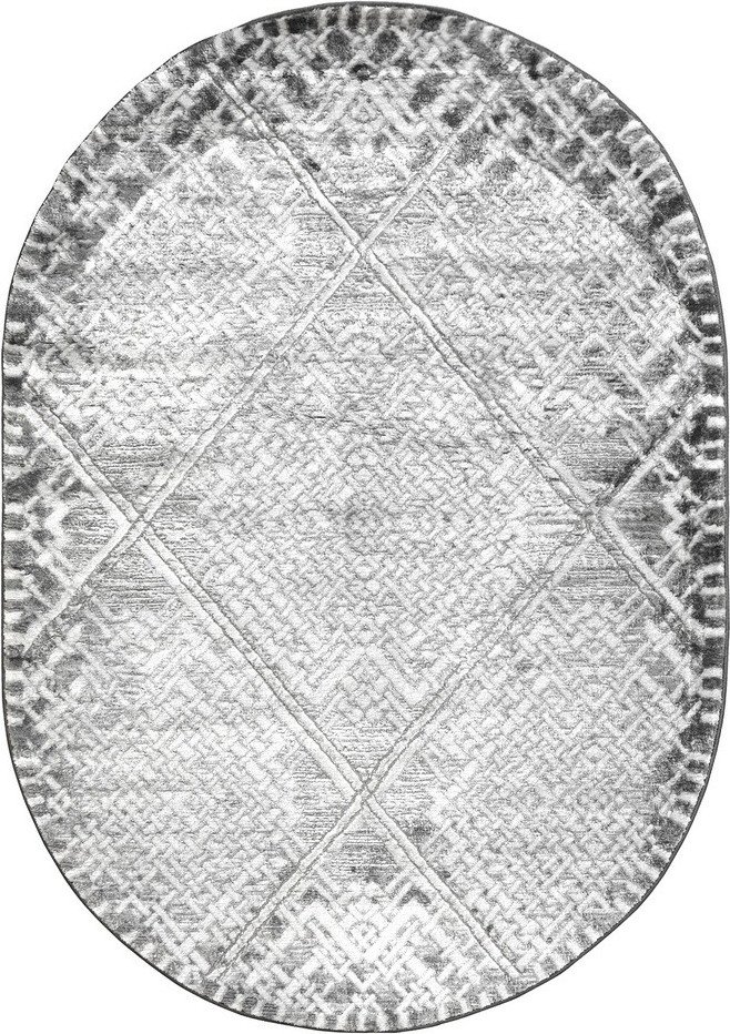 

Ковер для жилой комнаты Safyun Eva LZ189-GREY-OVAL (1.4x2)