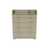 Детский комод Incanto Мишка с органайзером 800/5 PK-0060/06 (кашемир)