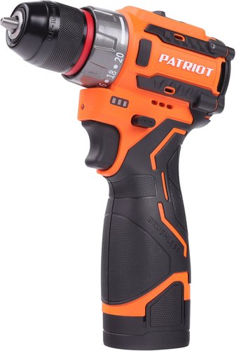 Дрель-шуруповерт Patriot BR 467 180201467 (с 2-мя АКБ, кейс)
