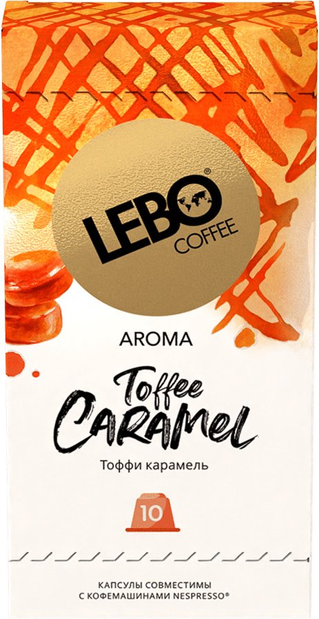 

Кофе в капсулах LEBO Coffee Taffee Caramel 10x5.5 г