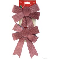 Елочная игрушка Серпантин Благородство 2 шт (бордовый) 185-0317