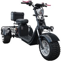 Электроскутер Smart8 Bulbash X12 Trike (черный)