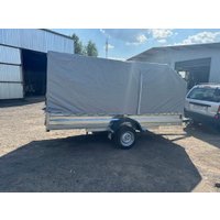 Одноосный прицеп AvtoS A35Р1B (3500x1500x300, R13, ресс. AL-KO)