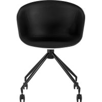 Офисное кресло Stool Group Libra SL-7040ZB (пластик белый/экокожа черный)