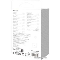 Кабель Baseus CoolPlay Series USB Type-C - USB Type-C (1 м, белый)