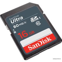 Карта памяти SanDisk Ultra SDHC SDSDUNS-016G-GN3IN 16GB